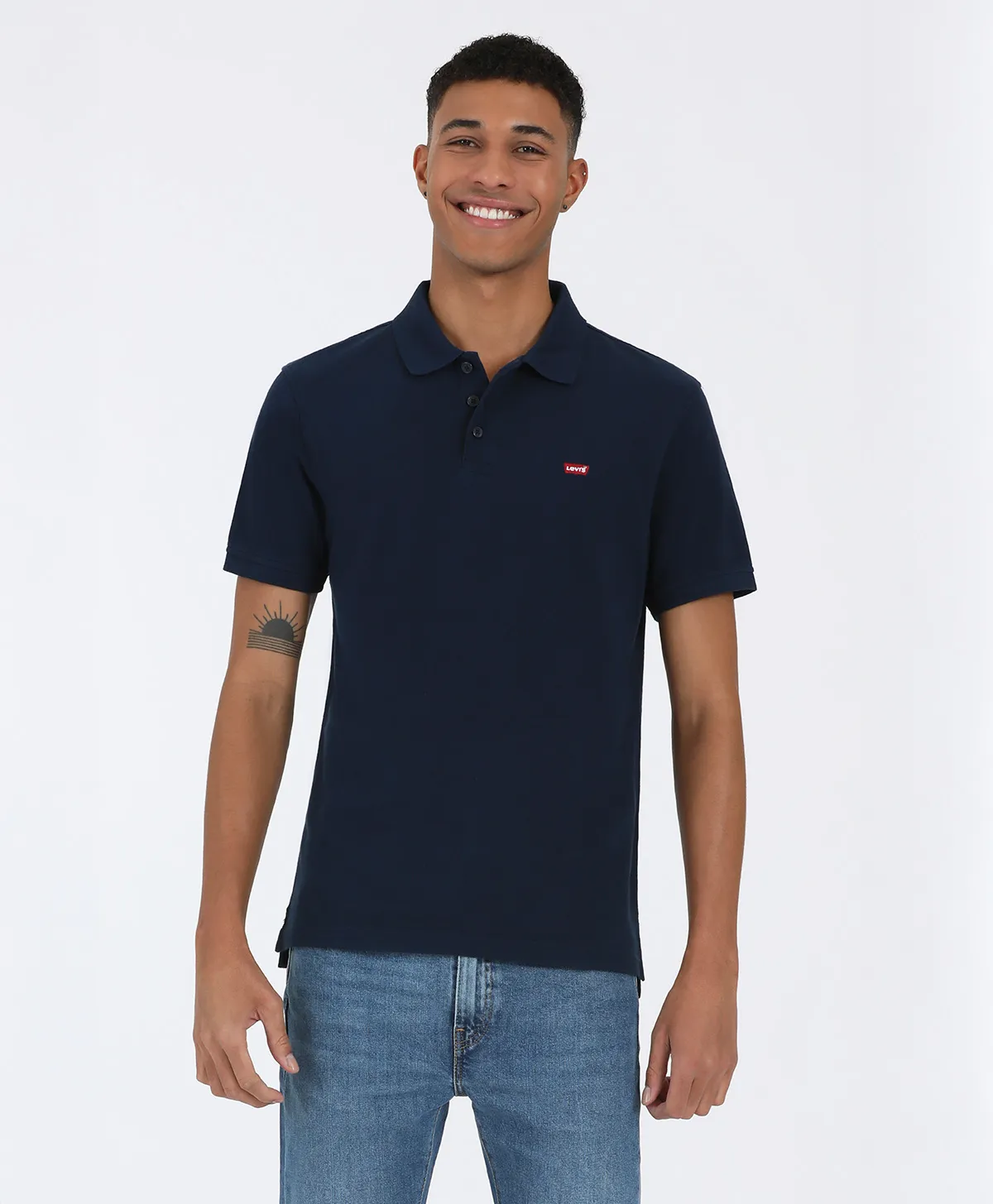 Camiseta Polo Azul Oscuro Levi's
