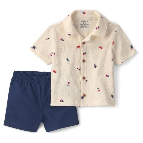 Carter's Conjunto corto de 2 piezas para niño
