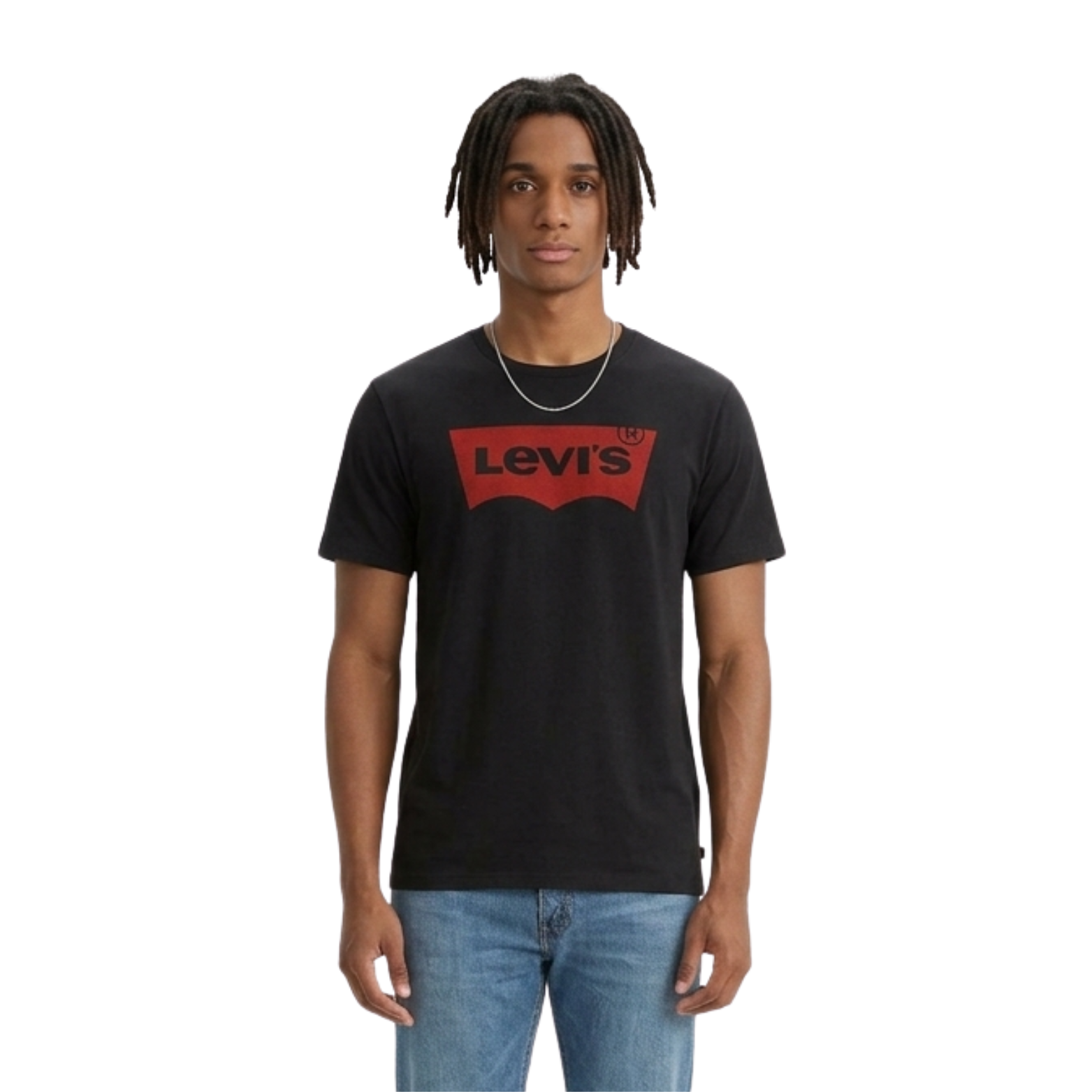 Camiseta Cuello Redondo Negra Levi's