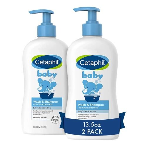 Cetaphil Jabón y champú para bebés, 13.5 onzas, paquete de 2